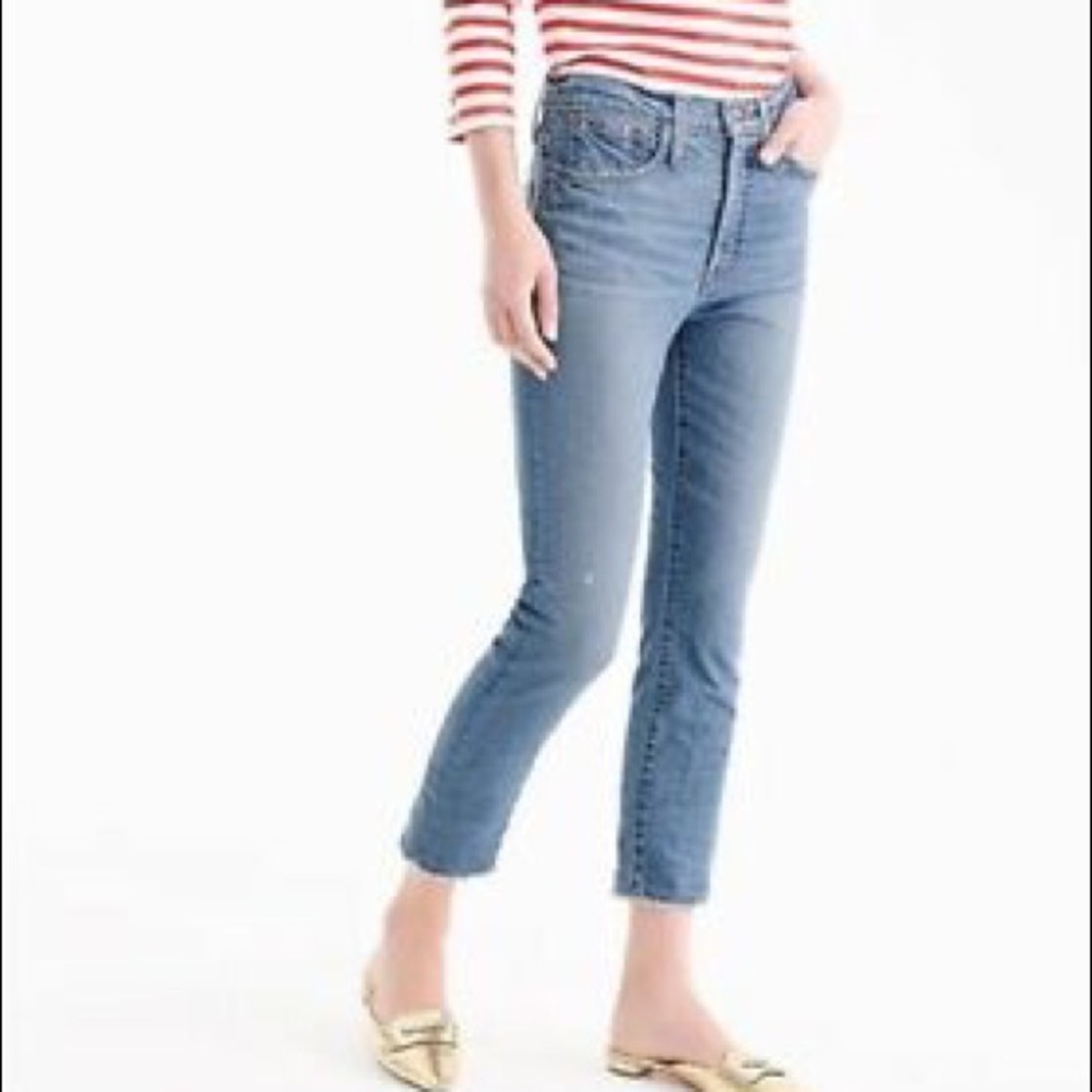 J.Crew Vintage Crop Jeans, Landers Wash, petite 30